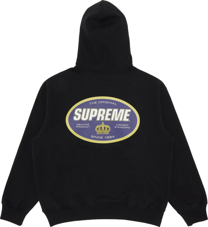 Supreme Crown Hooded Sweatshirt Black