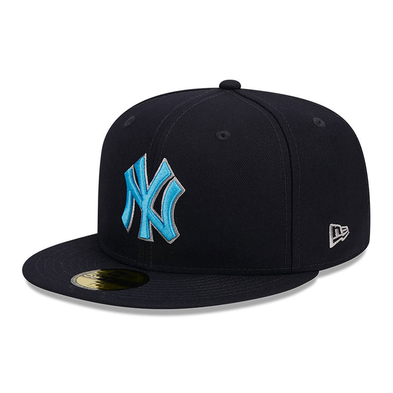 59FIFTY New York Yankees MLB Fathers Day Fitted Cap Schwarz