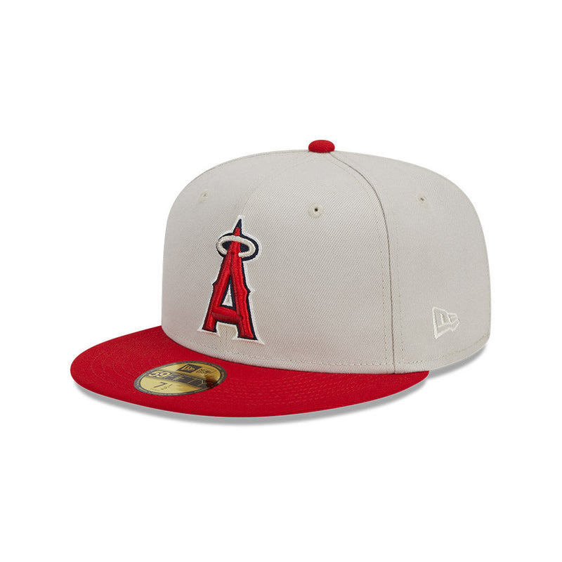 59FIFTY Anaheim Angels Farm Team Fitted Cap Hellbeige