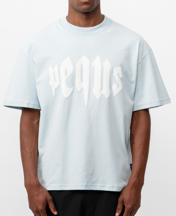 Pequs Mythic Logo T-Shirt Sky Blue