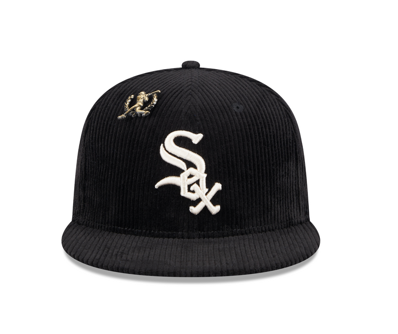 59FIFTY Chicago White Sox Letterman Pin Cord Schwarz