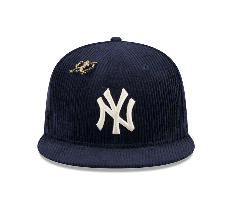 59FIFTY New York Yankees Letterman Pin Cord Dunkelblau
