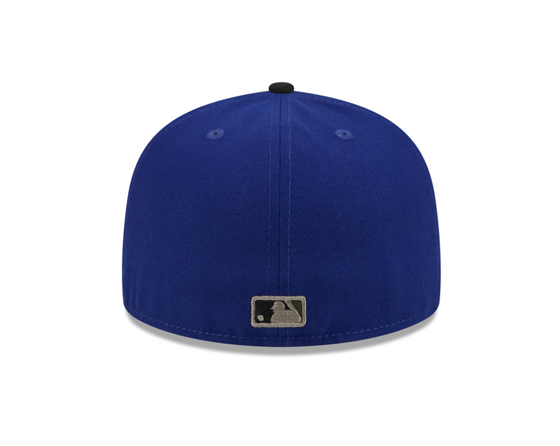 59FIFTY Los Angeles Dodgers Camo Fill Fitted Cap Blau