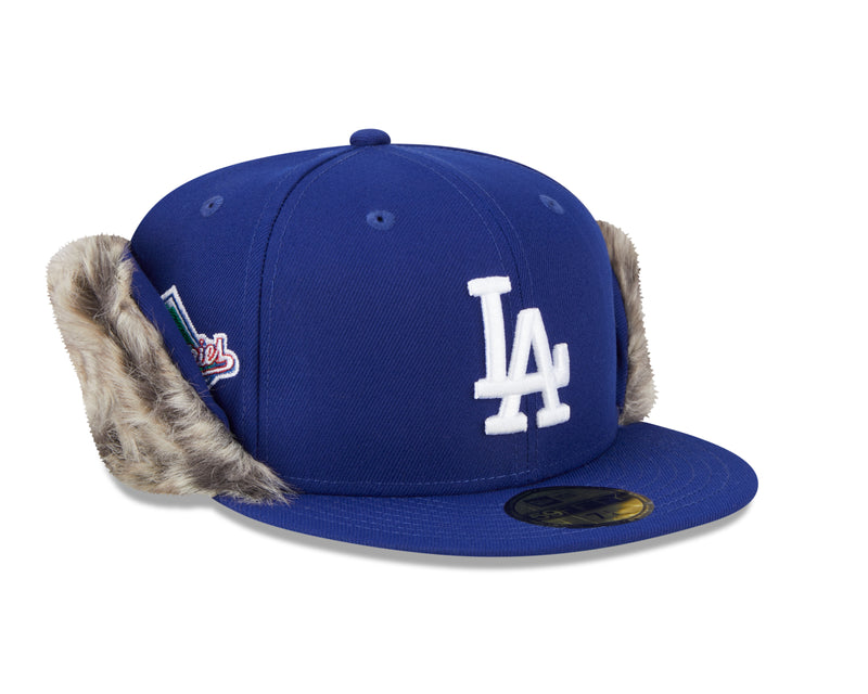 59FIFTY LA Dodgers MLB World Series Downflap 59FIFTY Fitted Cap Blau