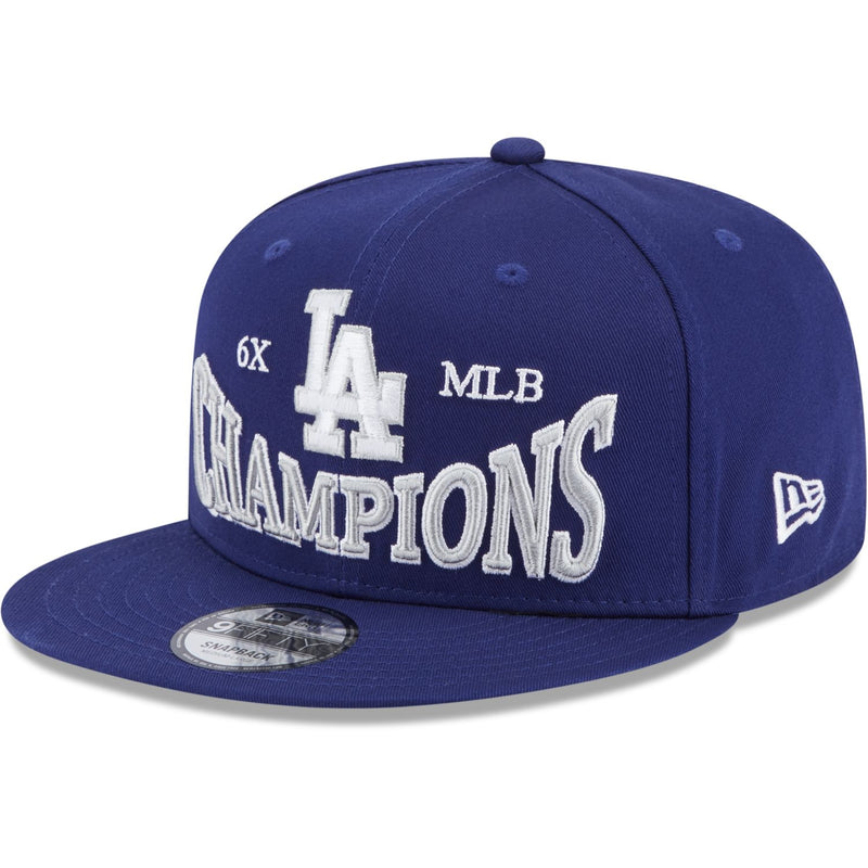 9FIFTY LA Dodgers Champions Patch Snapback Cap Blau