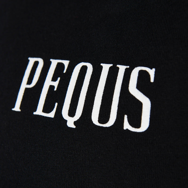 Pequs Back Logo T-Shirt Black