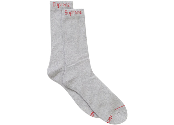Supreme Socks Heather Grey