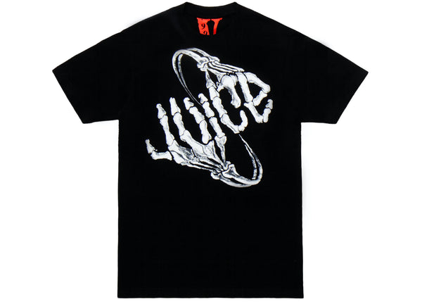 Vlone x Juice Wrld Bones T-shirt Black