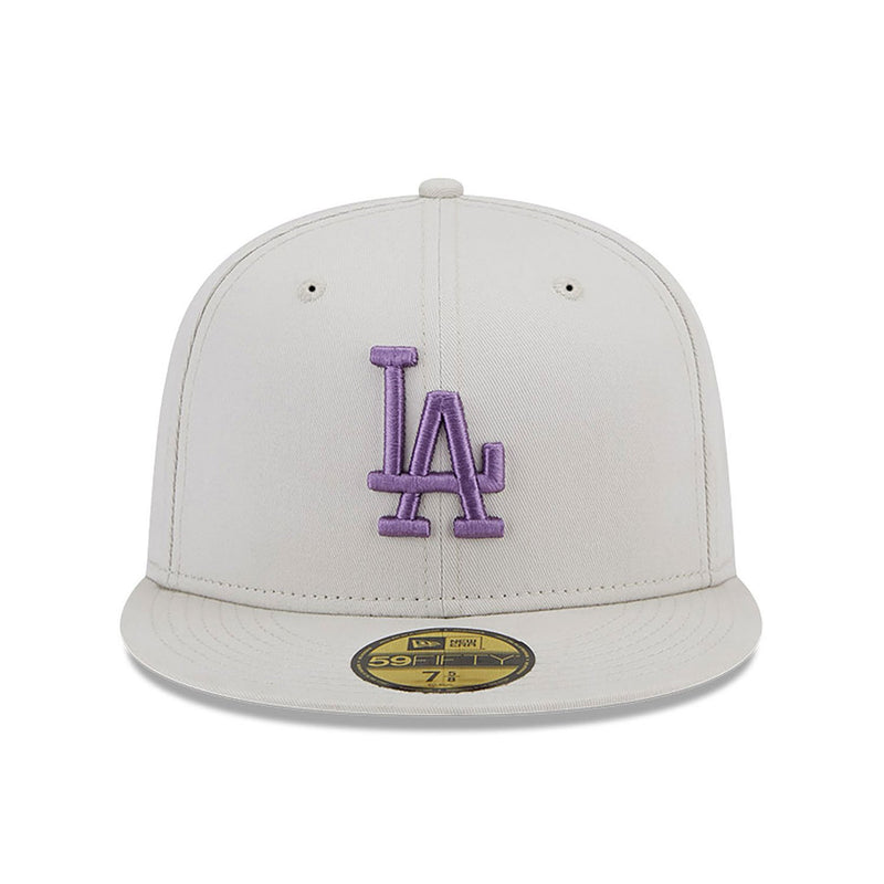 59FIFTY LA Dodgers League Essential Fitted Cap Grau