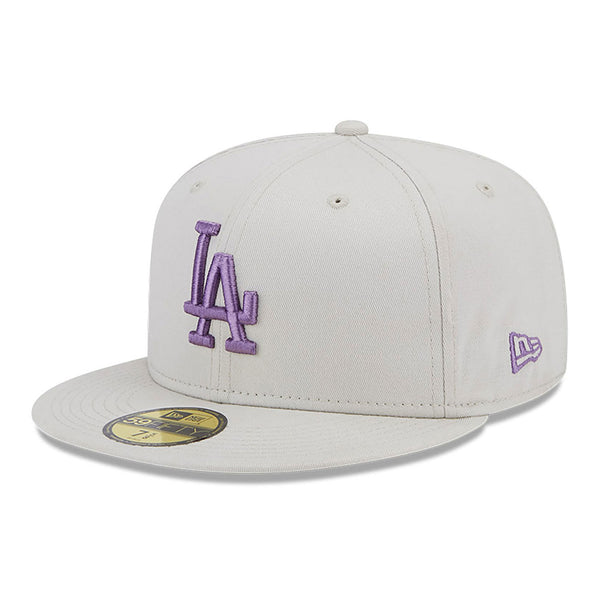 59FIFTY LA Dodgers League Essential Fitted Cap Grau