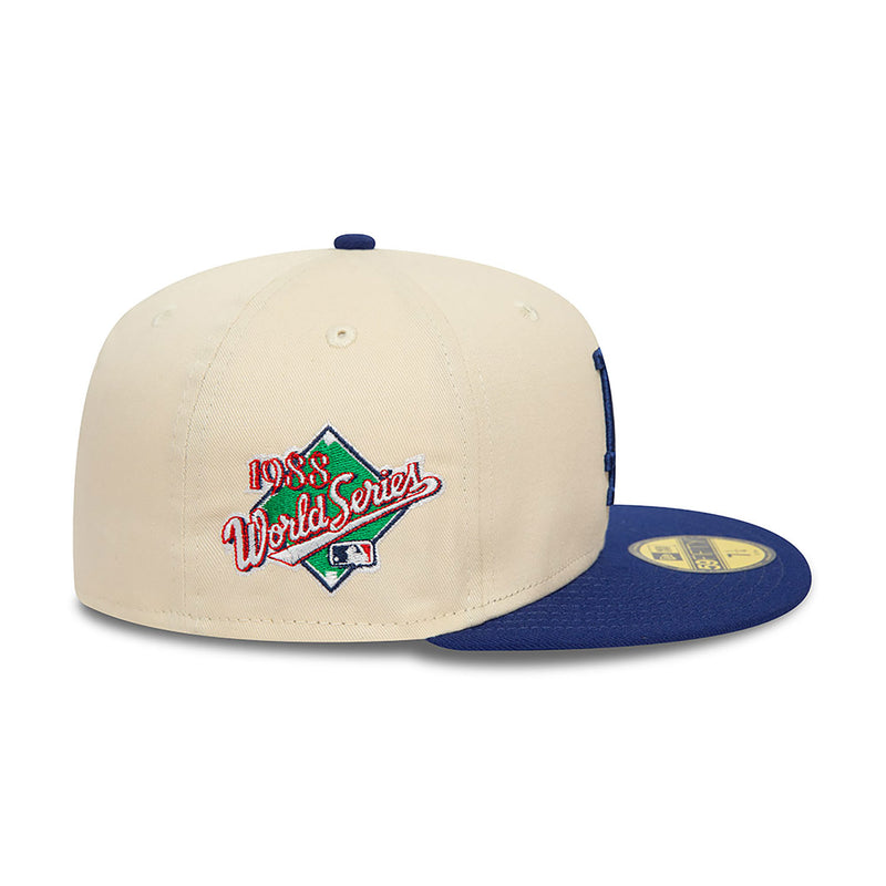 59FIFTY Los Angeles Dodgers Team Colour Fitted Cap Beige