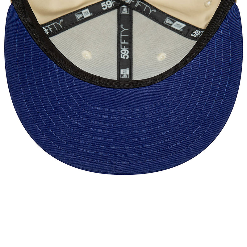 59FIFTY Los Angeles Dodgers Team Colour Fitted Cap Beige