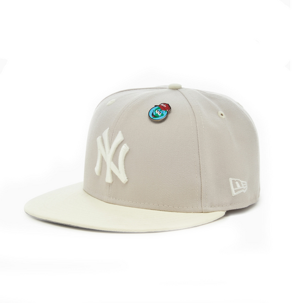 59FIFTY New York Yankees MLB World Series Pin Fitted Cap Beige