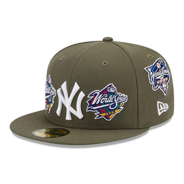 59FIFTY New York Yankees World Series Fitted Cap Olive