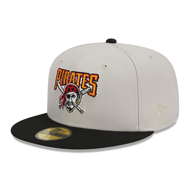59FIFTY Pittsburgh Pirates Farm Team Fitted Cap Hellbeige