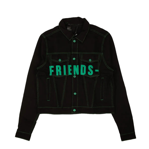 Vlone Friends Denim Jacket Black/Green