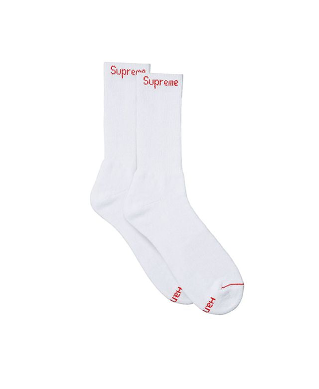 Supreme Crew Socks White