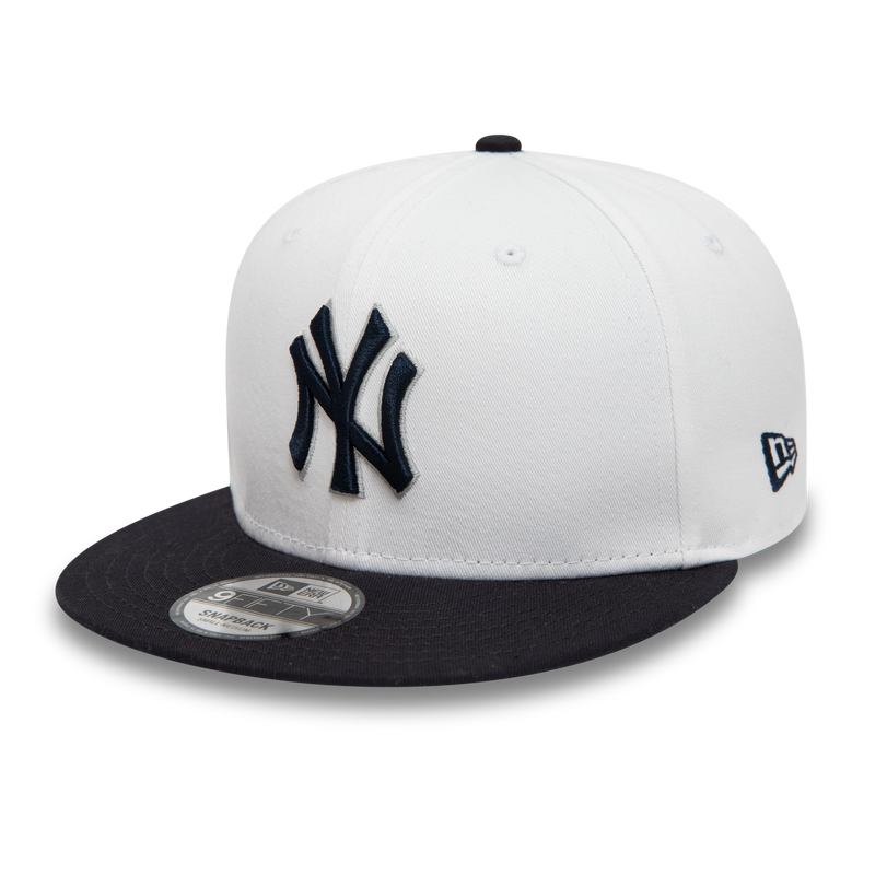 9FIFTY WHITE CROWN PATCHES NEW YORK YANKEES WHITE/BLACK