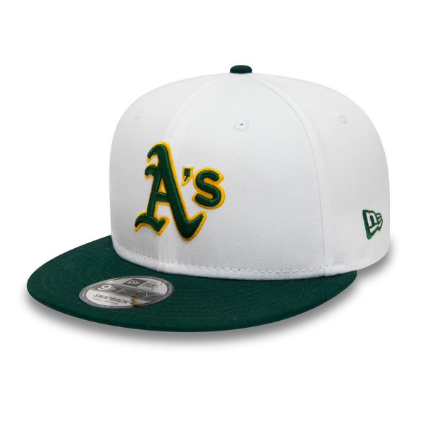 9FIFTY Oakland Athletics Crown Patches Snapback Cap Weiß