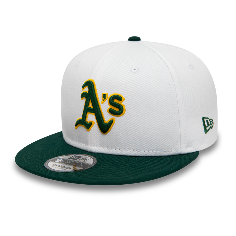 9FIFTY Oakland Athletics Crown Patches Snapback Cap Weiß
