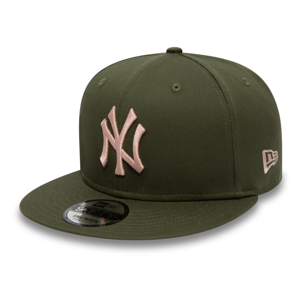 9FIFTY New York Yankees Snapback Cap Side Patch Olive