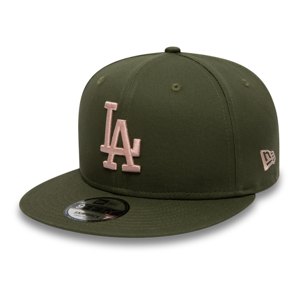 9FIFTY LA Dodgers Side Patch Fitted Cap Olive