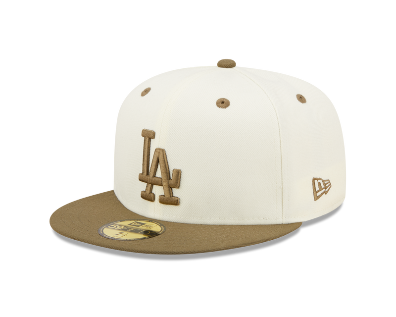 59FIFTY LA Dodgers MLB World Series Trail Mix Fitted Cap Weiß