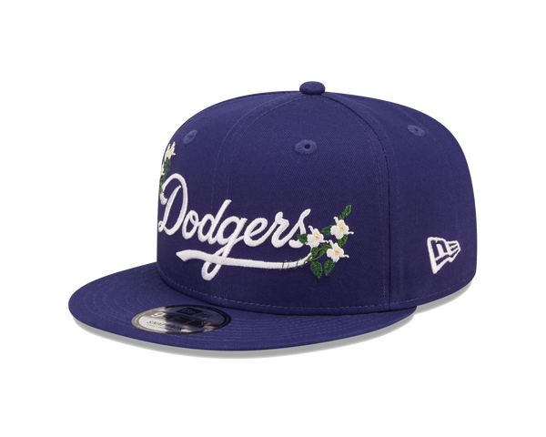 9FIFTY LA Dodgers Flower Wordmark Cap Dunkelblau