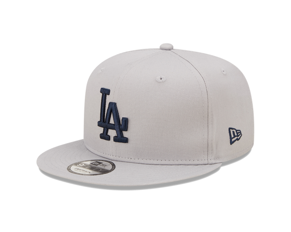9FIFTY LA Dodgers Team Side Patch Snapback Cap Grau