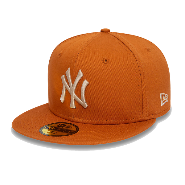 59FIFTY New York Yankees League Essential Fitted Cap Braun