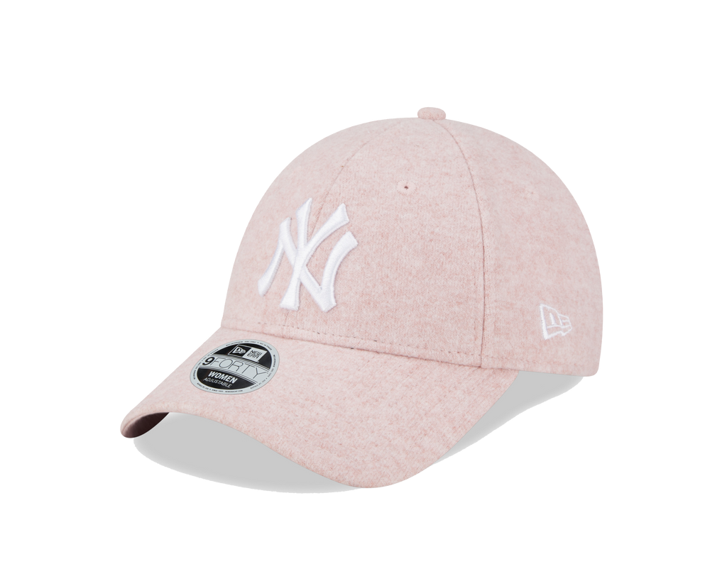9FORTY New York Yankees Fleece Damen Verstellbare Cap Rosa | The G