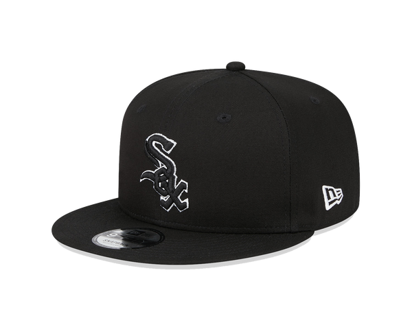 9FIFTY Chicago White Sox Sidepatch Snapback Cap Schwarz