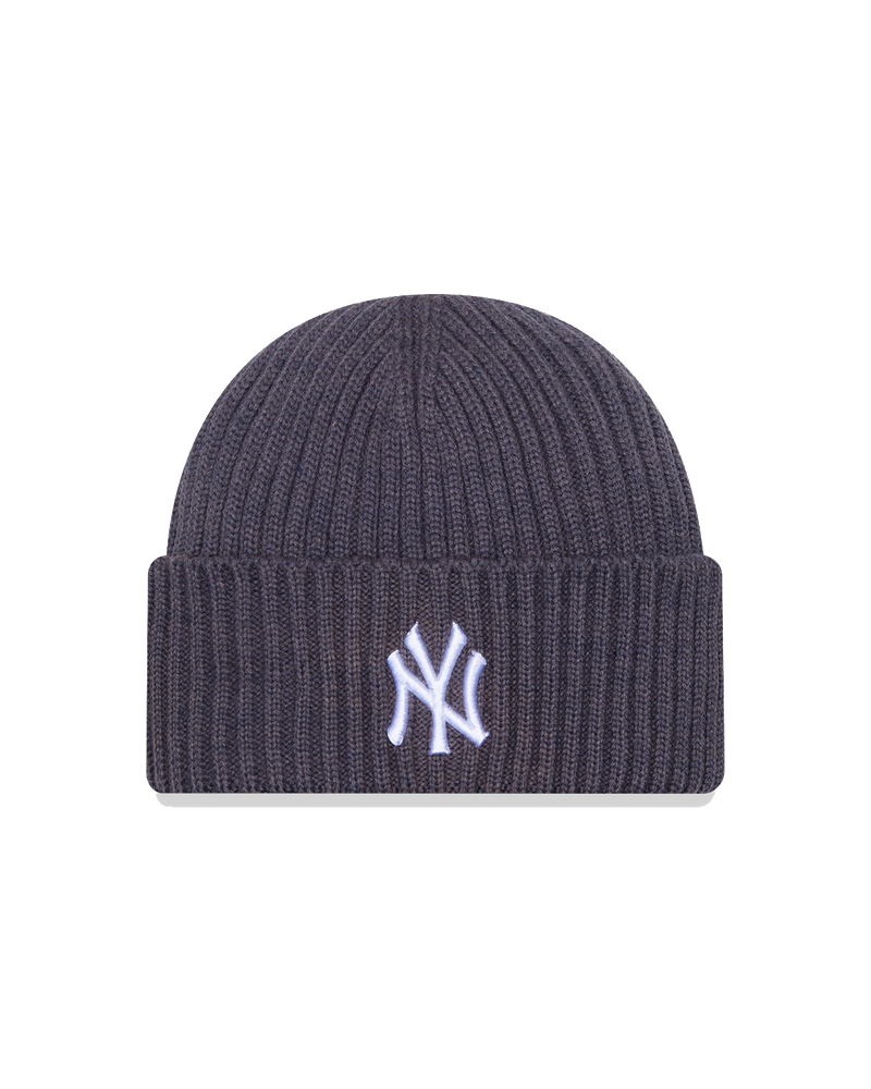 New York Yankees New Traditions Cuff Knit Beanie Grau