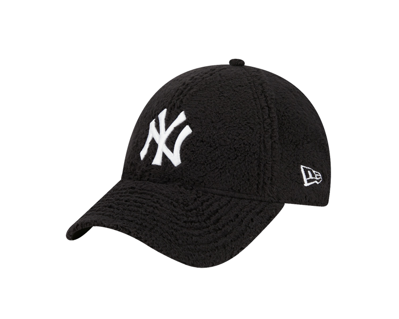 9FORTY New York Yankees Teddy Verstellbare Cap Schwarz