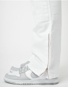 85 Zipped Carpenter Jeans White